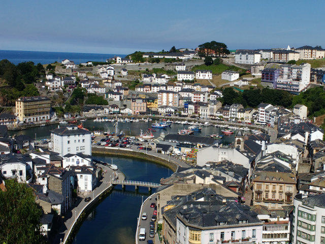 que ver en Luarca desde Mirador Chano