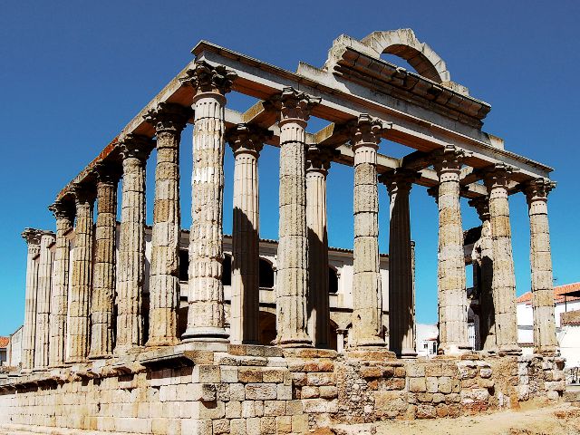 Visitar Extremadura - Merida - Templo de Diana