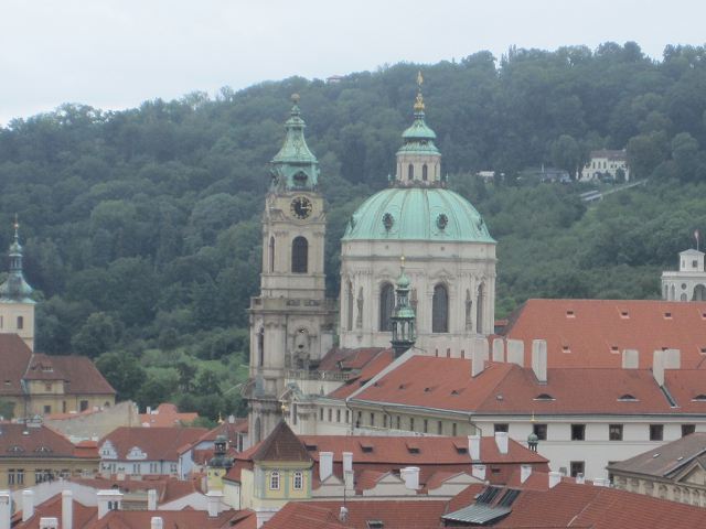 Praga - Iglesia de San Nicolás - Cúpula y Torre