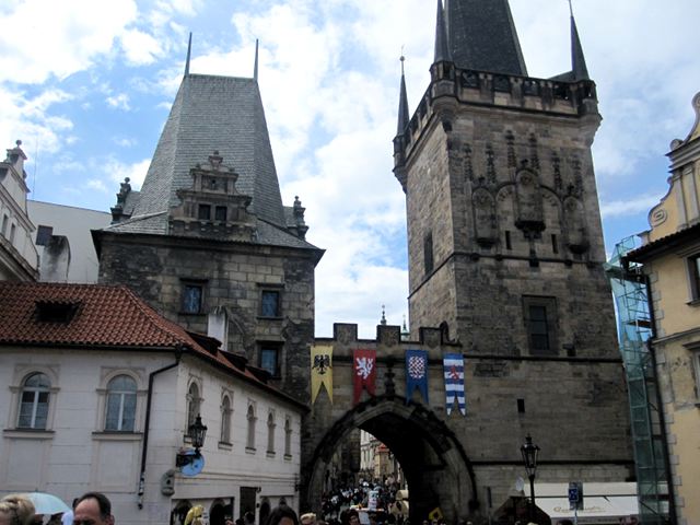 Praga - Torres del Puente de Carlos